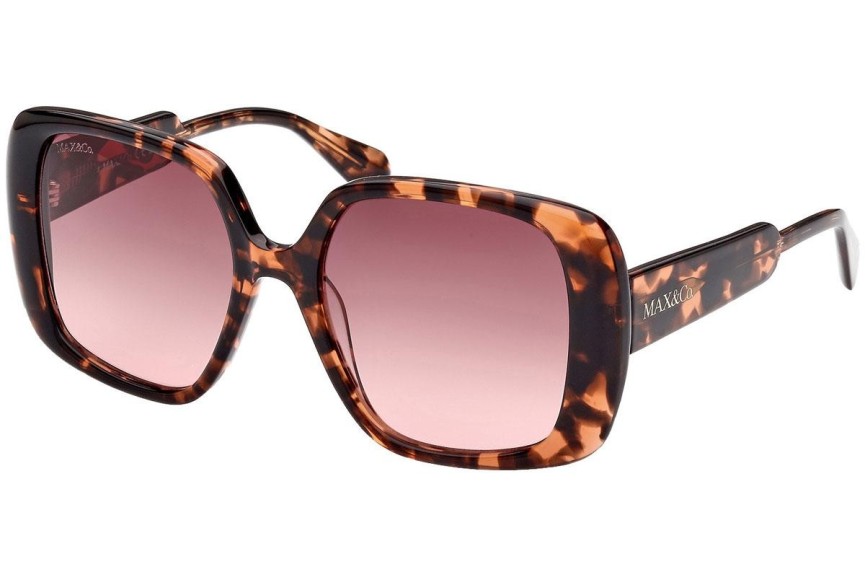 Okulary przeciwsłoneczne Max&Co. MO0048 55F Kwadratowe Havana