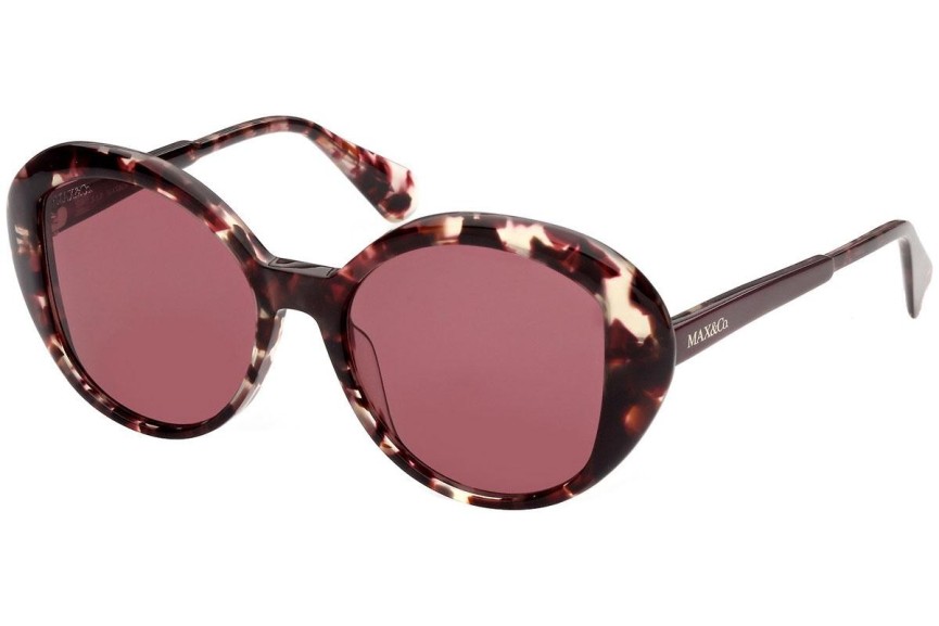 Okulary przeciwsłoneczne Max&Co. MO0019 52S Kocie oczy Havana