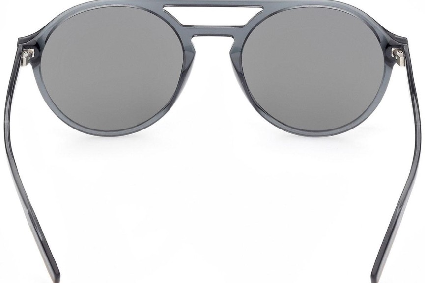 Okulary przeciwsłoneczne Zegna EZ0180 20C Okrągłe Szare