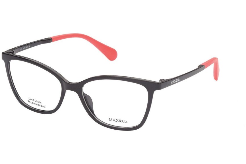Okulary korekcyjne Max&Co. MO5012 001 Kocie oczy Czarne