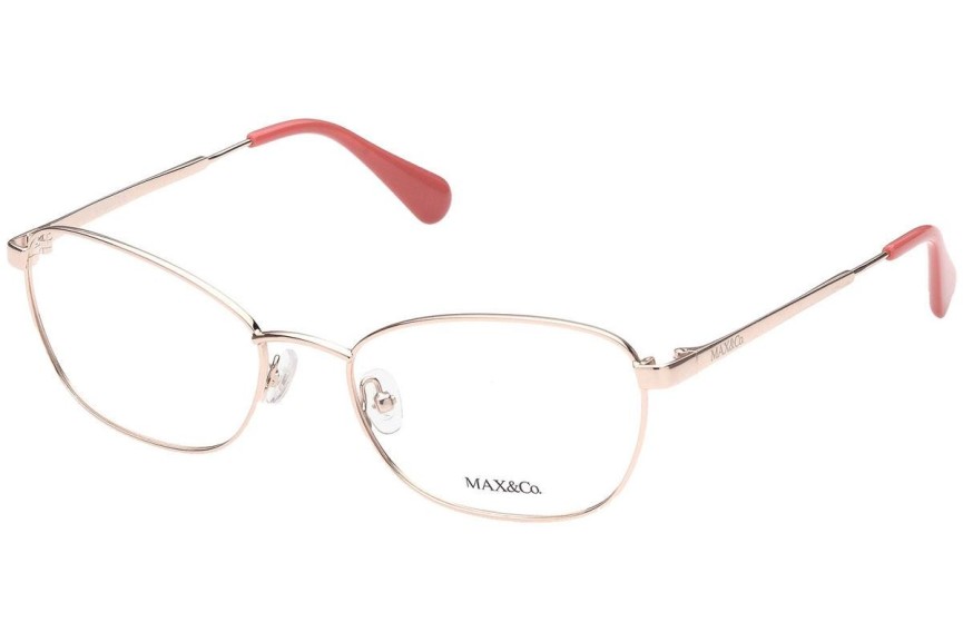 Okulary korekcyjne Max&Co. MO5019 033 Okrągłe Złote