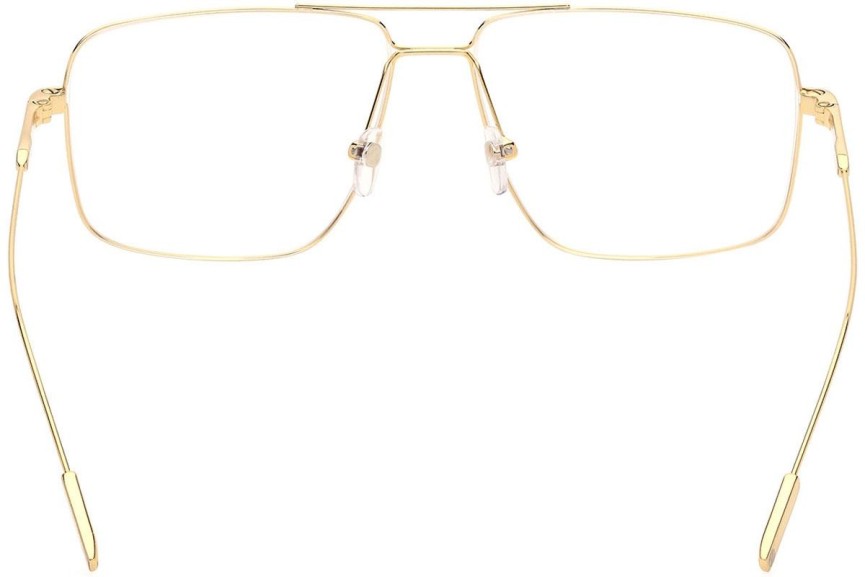 Okulary korekcyjne Zegna EZ5225 030 Kwadratowe Złote