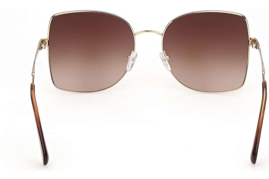 Okulary przeciwsłoneczne Max&Co. MO0005 32F Kocie oczy Złote