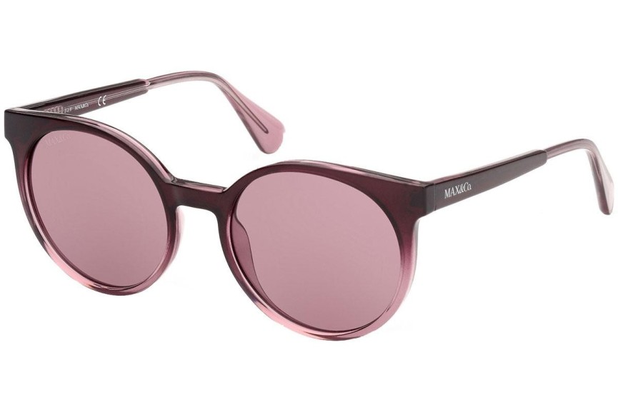 Okulary przeciwsłoneczne Max&Co. MO0012 83Y Okrągłe Fioletowe