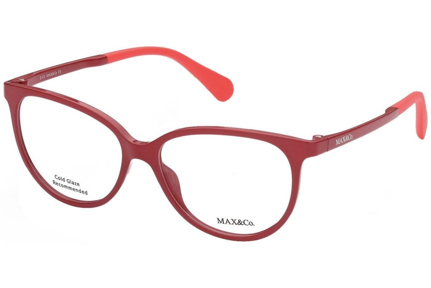 Okulary korekcyjne Max&Co. MO5025 066 Kocie oczy Czerwone