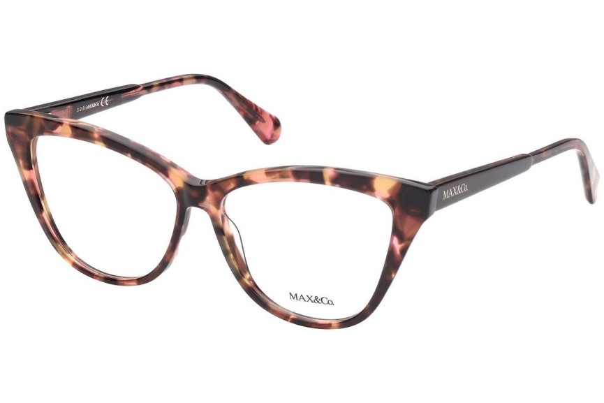 Okulary korekcyjne Max&Co. MO5030 055 Kocie oczy Havana