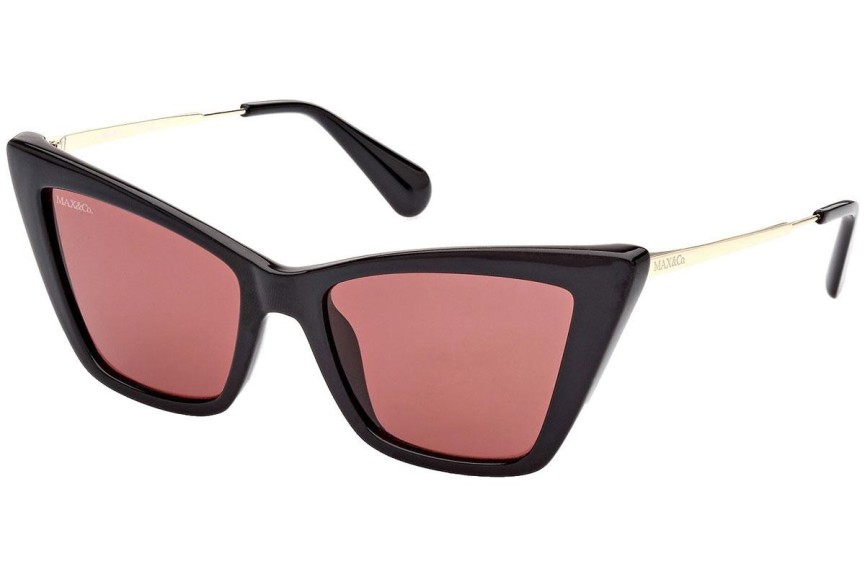 Okulary przeciwsłoneczne Max&Co. MO0057 01S Kocie oczy Czarne