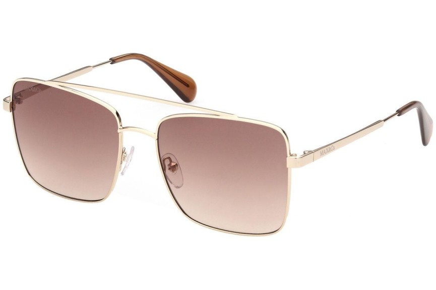 Okulary przeciwsłoneczne Max&Co. MO0006 32F Kwadratowe Złote