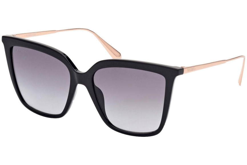 Okulary przeciwsłoneczne Max&Co. MO0043 01B Kwadratowe Czarne