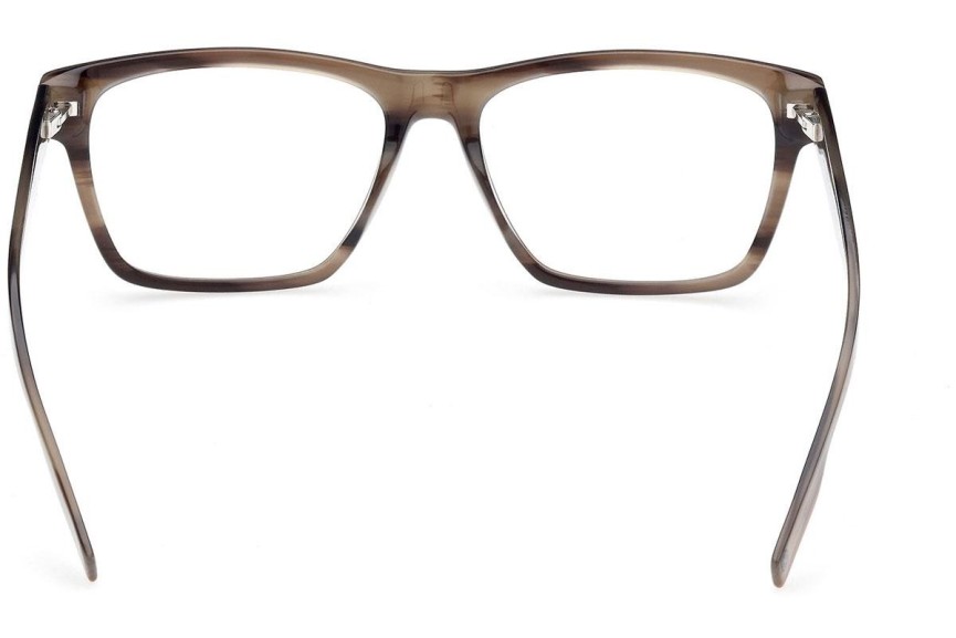 Okulary korekcyjne Zegna EZ5231 050 Kwadratowe Brązowe