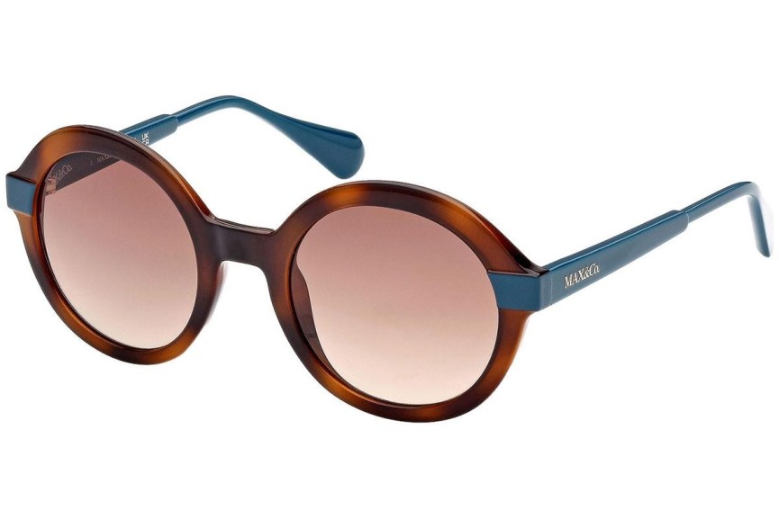 Okulary przeciwsłoneczne Max&Co. MO0052 52F Okrągłe Havana