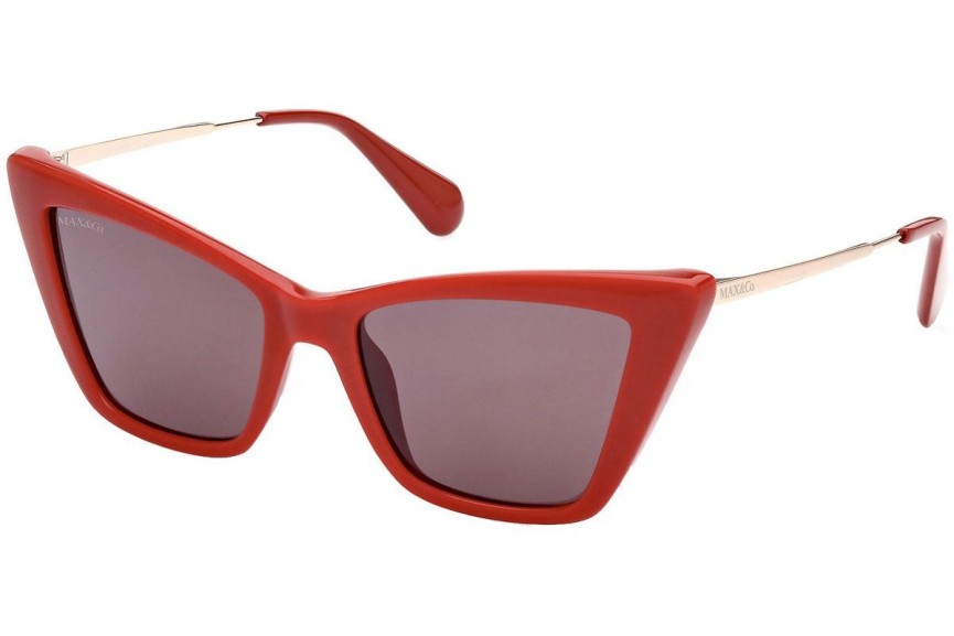 Okulary przeciwsłoneczne Max&Co. MO0057 66E Kocie oczy Czerwone