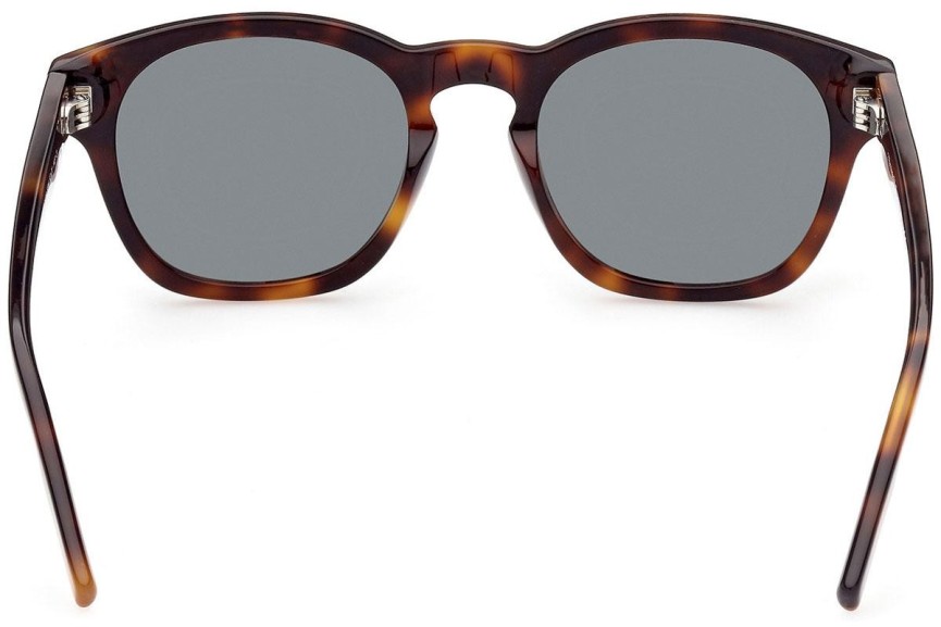 Okulary przeciwsłoneczne Zegna EZ0195 52N Okrągłe Havana