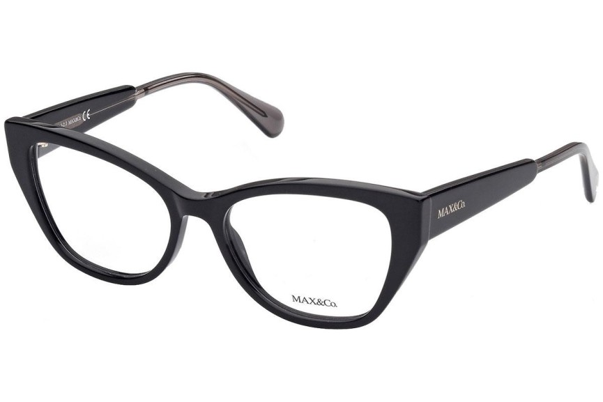 Okulary korekcyjne Max&Co. MO5028 001 Kocie oczy Czarne