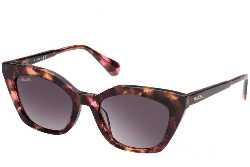Okulary przeciwsłoneczne Max&Co. MO0002 55B Kocie oczy Havana
