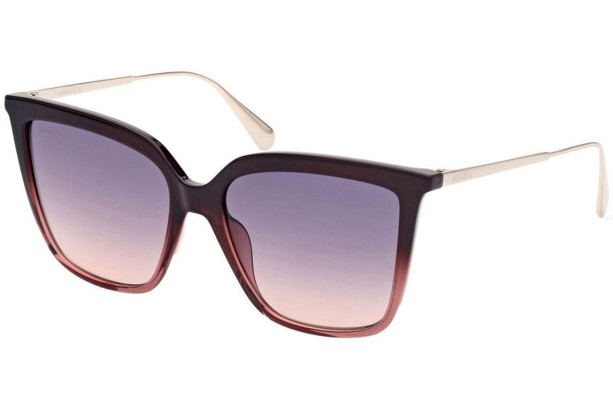 Okulary przeciwsłoneczne Max&Co. MO0043 71W Kwadratowe Czerwone