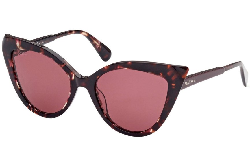 Okulary przeciwsłoneczne Max&Co. MO0038 55S Kocie oczy Havana