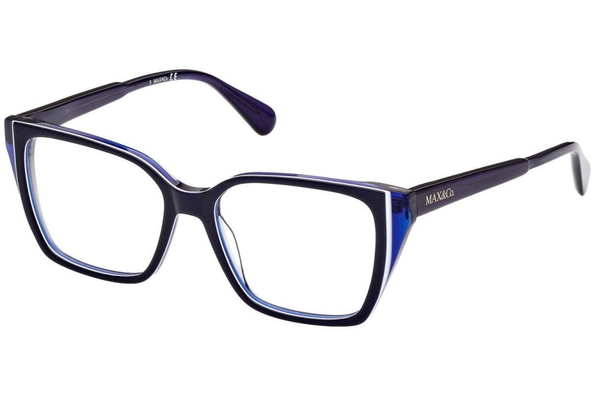 Okulary korekcyjne Max&Co. MO5059 092 Kwadratowe Niebieskie