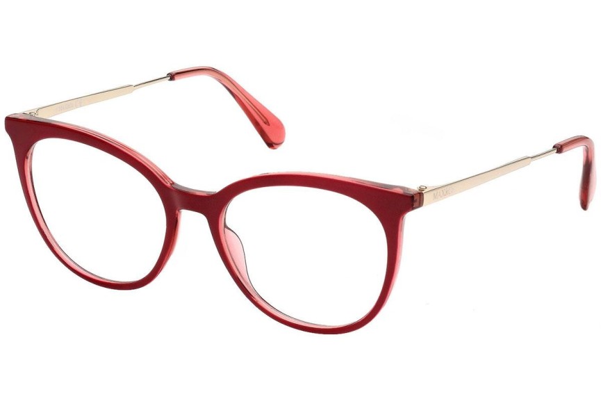 Okulary korekcyjne Max&Co. MO5050 071 Okrągłe Czerwone
