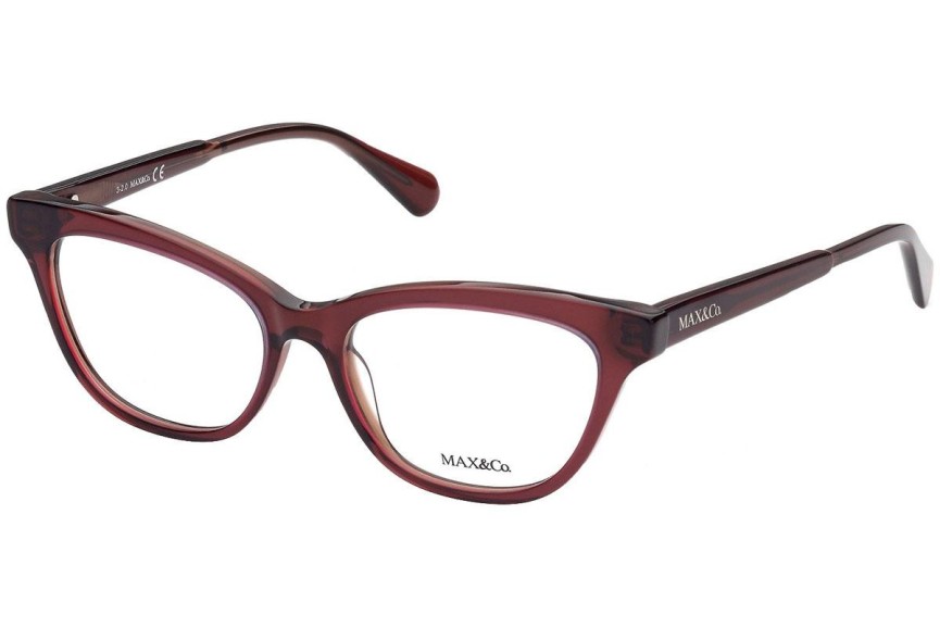Okulary korekcyjne Max&Co. MO5029 068 Kocie oczy Czerwone