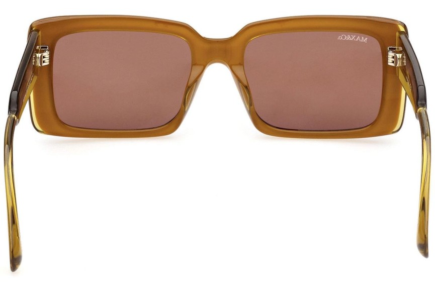 Okulary przeciwsłoneczne Max&Co. MO0040 55E Kwadratowe Havana