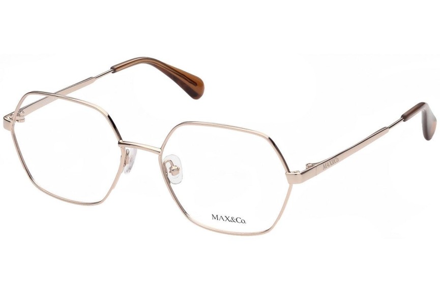 Okulary korekcyjne Max&Co. MO5036 028 Nieregularny Złote