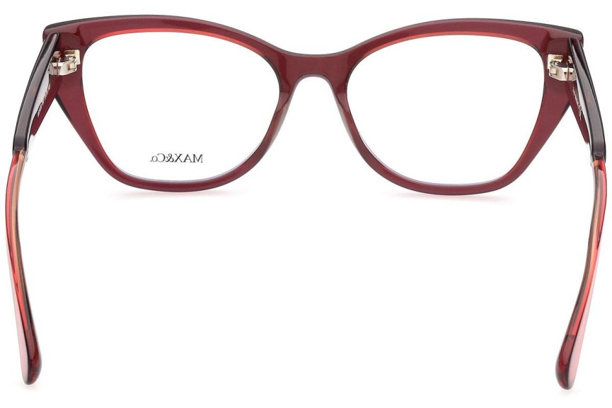 Okulary korekcyjne Max&Co. MO5028 068 Kocie oczy Czerwone