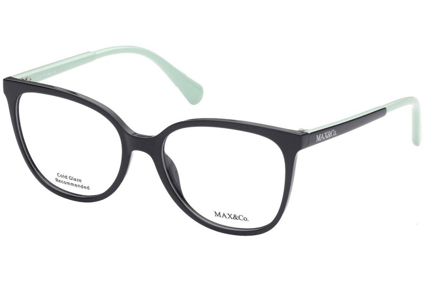 Okulary korekcyjne Max&Co. MO5022 001 Kwadratowe Czarne