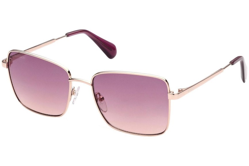Okulary przeciwsłoneczne Max&Co. MO0016 28Z Kwadratowe Złote