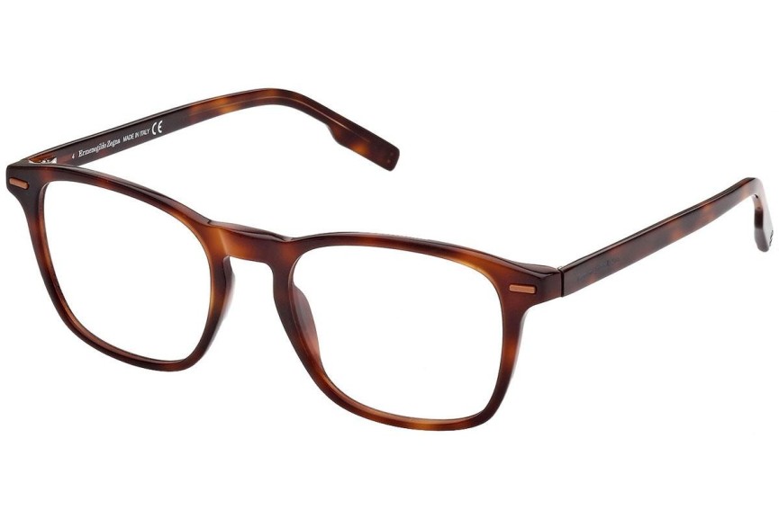 Okulary korekcyjne Zegna EZ5244 052 Okrągłe Havana