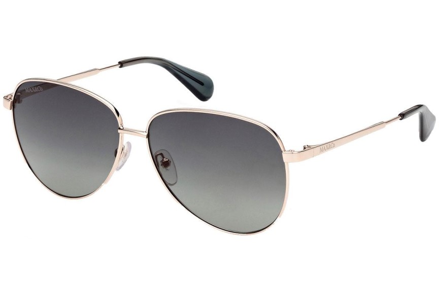 Okulary przeciwsłoneczne Max&Co. MO0049 28P Pilotki (Aviator) Złote