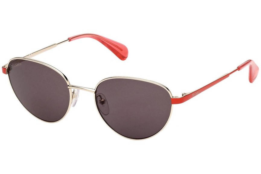 Okulary przeciwsłoneczne Max&Co. MO0050 66A Kocie oczy Złote