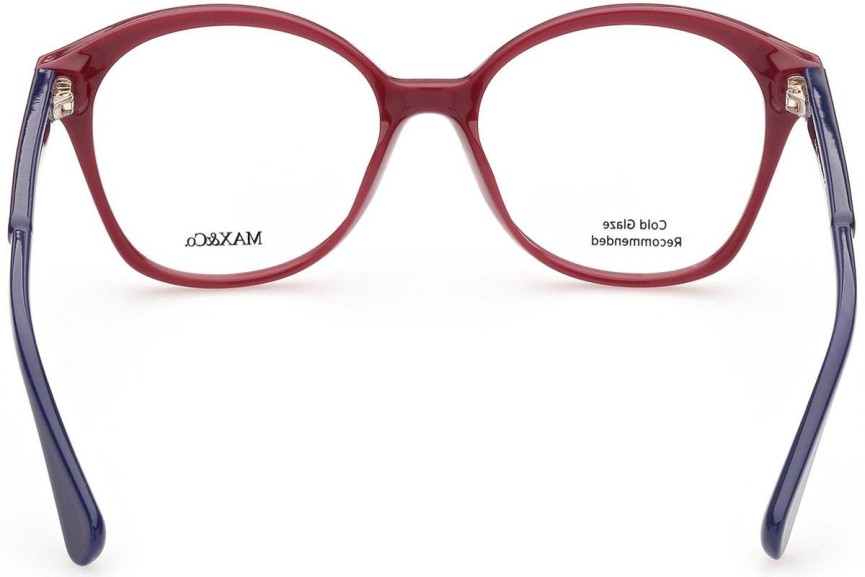 Okulary korekcyjne Max&Co. MO5020 066 Kocie oczy Czerwone