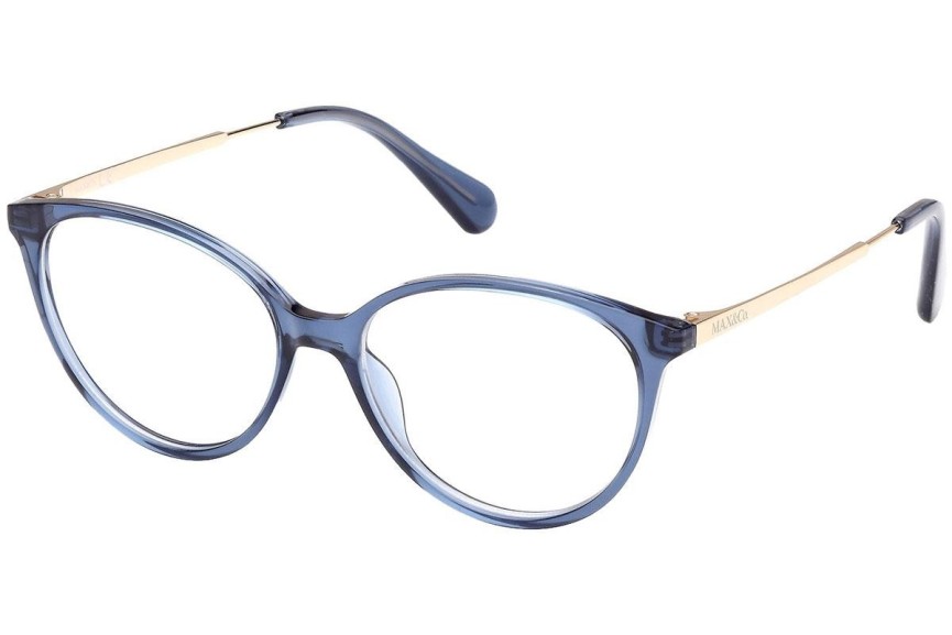 Okulary korekcyjne Max&Co. MO5023 091 Kocie oczy Niebieskie