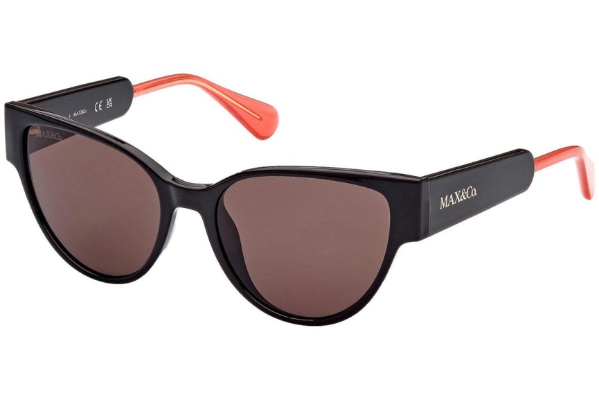 Okulary przeciwsłoneczne Max&Co. MO0053 01A Kocie oczy Czarne