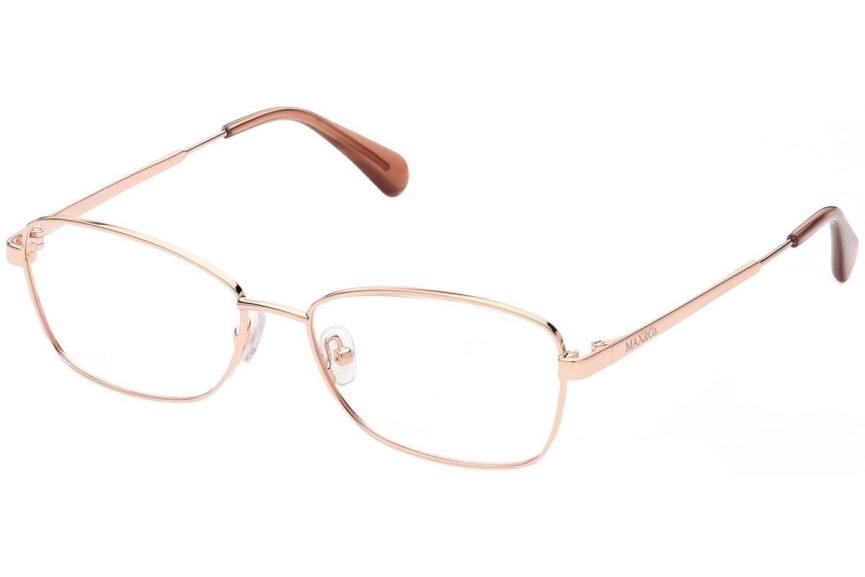 Okulary korekcyjne Max&Co. MO5056 033 Prostokątne Złote
