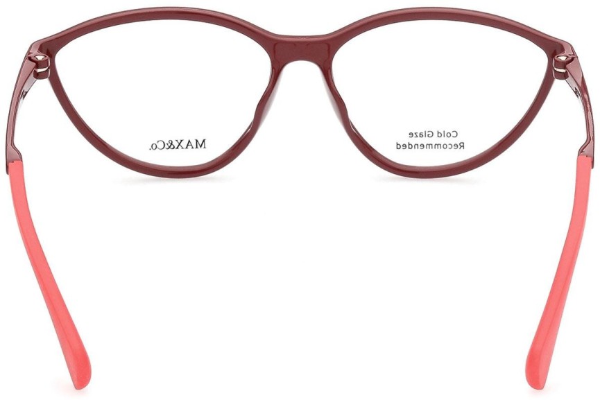 Okulary korekcyjne Max&Co. MO5044 069 Kocie oczy Czerwone