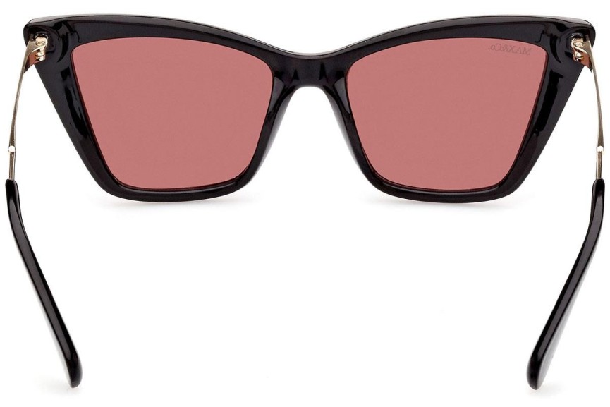 Okulary przeciwsłoneczne Max&Co. MO0057 01S Kocie oczy Czarne