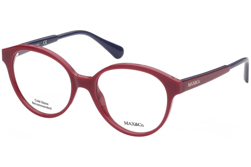 Okulary korekcyjne Max&Co. MO5021 066 Okrągłe Czerwone