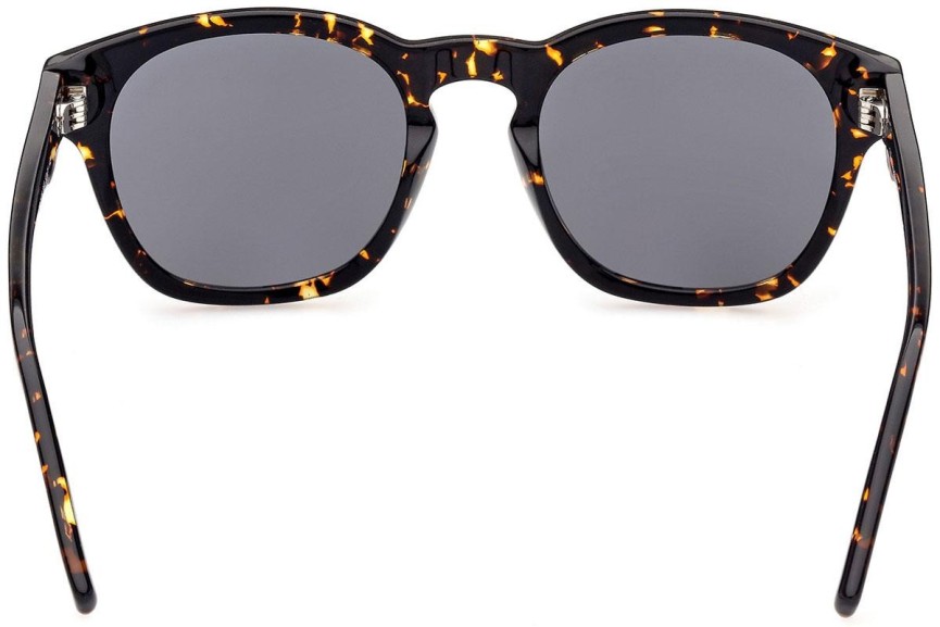 Okulary przeciwsłoneczne Zegna EZ0195 55A Okrągłe Havana