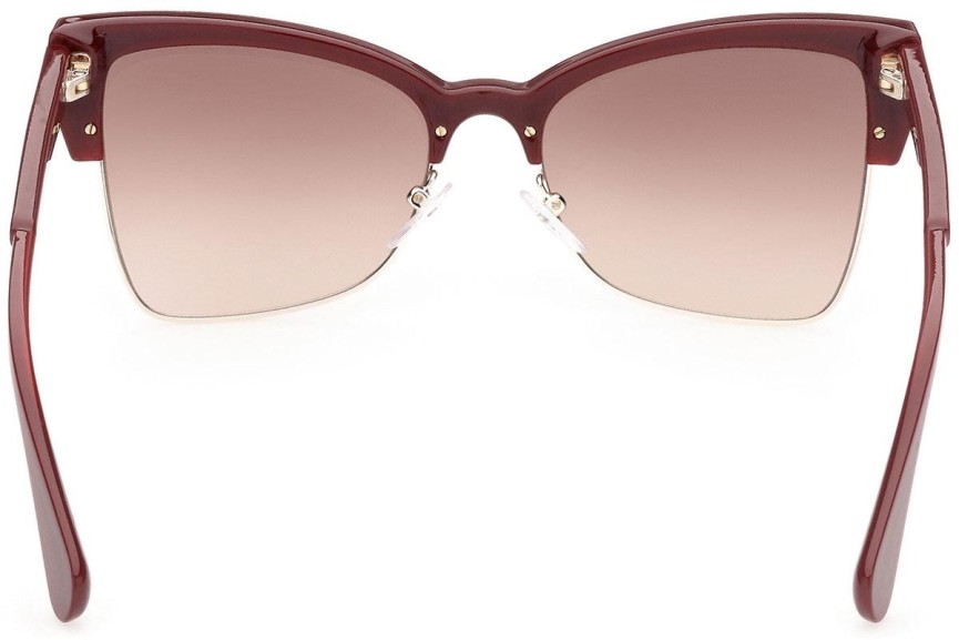 Okulary przeciwsłoneczne Max&Co. MO0004 69F Kocie oczy Czerwone
