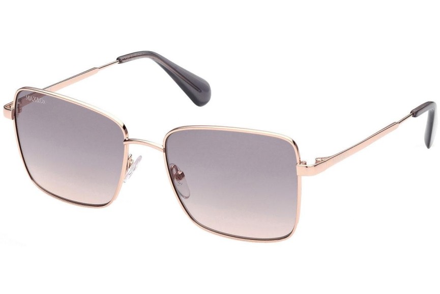 Okulary przeciwsłoneczne Max&Co. MO0016 33B Kwadratowe Złote