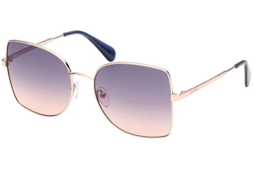 Okulary przeciwsłoneczne Max&Co. MO0005 28W Kocie oczy Złote