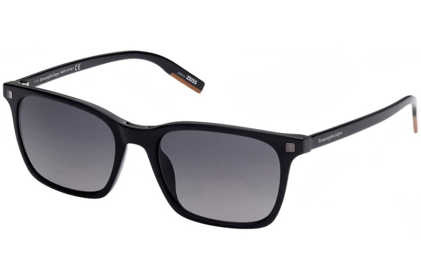 Ochelari de soare Zegna EZ0181 01B Pătrați Negri