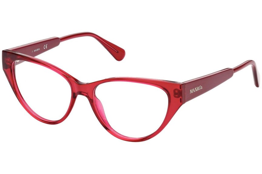 Glasses Max&Co. MO5071 075 Kocie oczy Czerwone