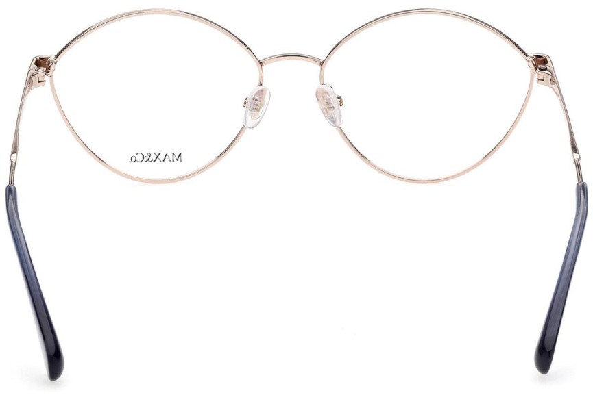 Okulary korekcyjne Max&Co. MO5034 28A Okrągłe Złote