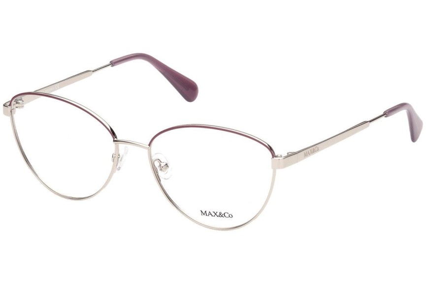 Okulary korekcyjne Max&Co. MO5006 016 Kocie oczy Srebrne