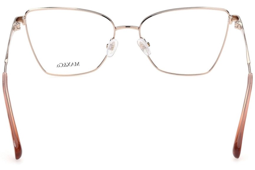 Okulary korekcyjne Max&Co. MO5035 028 Kocie oczy Złote