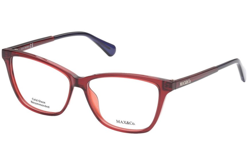 Okulary korekcyjne Max&Co. MO5038 066 Kwadratowe Czerwone