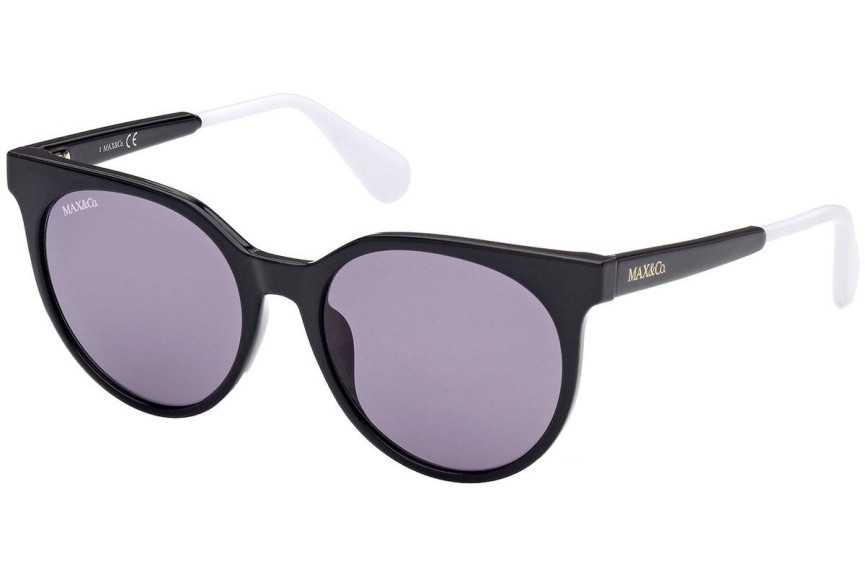 Okulary przeciwsłoneczne Max&Co. MO0044 01A Okrągłe Czarne